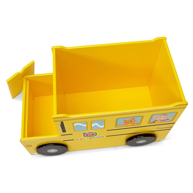 Delta Children CoComelon School Bus Toy Box + Delta Children