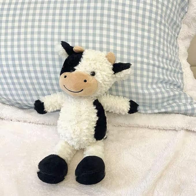 HWD 13'' Soft Cow Plush Dolls Stuffed Animals Toys Gifts for Kids, Toddler