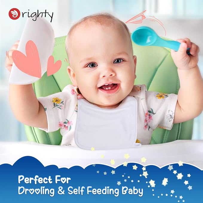 Orighty Baby Washcloths 6 Pack, Ultra Soft Flannel for Delicate Skin