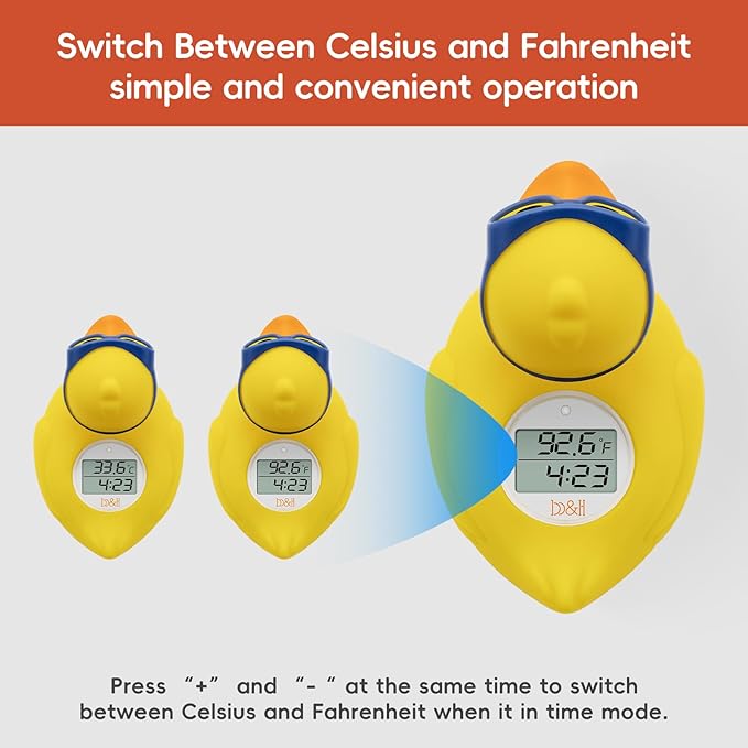 b&h Baby Bath Thermometer and Room Thermometer - Upgraded Sensor,