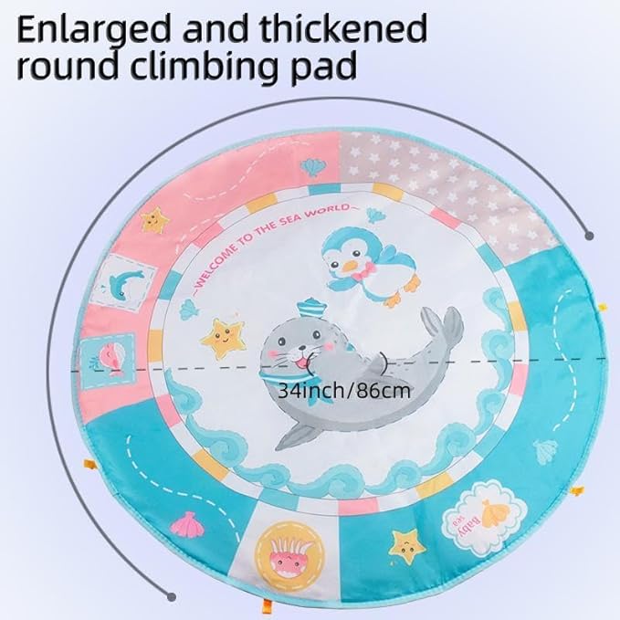 Toddler Baby Play Gym Mat Tummy Time Activity Mat Baby