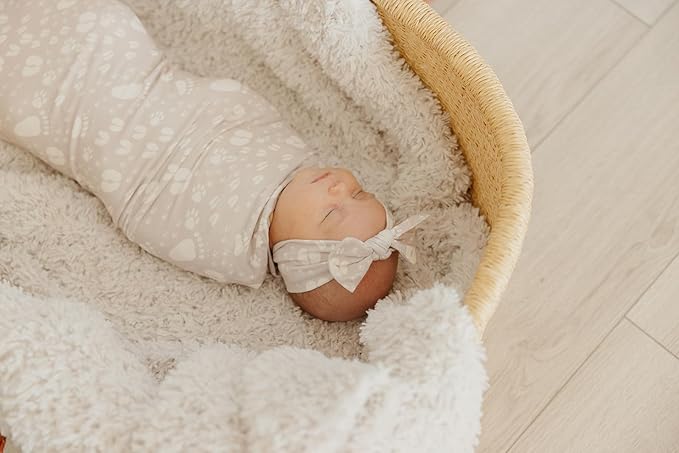 Copper Pearl Baby Bows: Stylish Headbands for Baby Girls, Premium Soft and Stretchy Baby Headbands