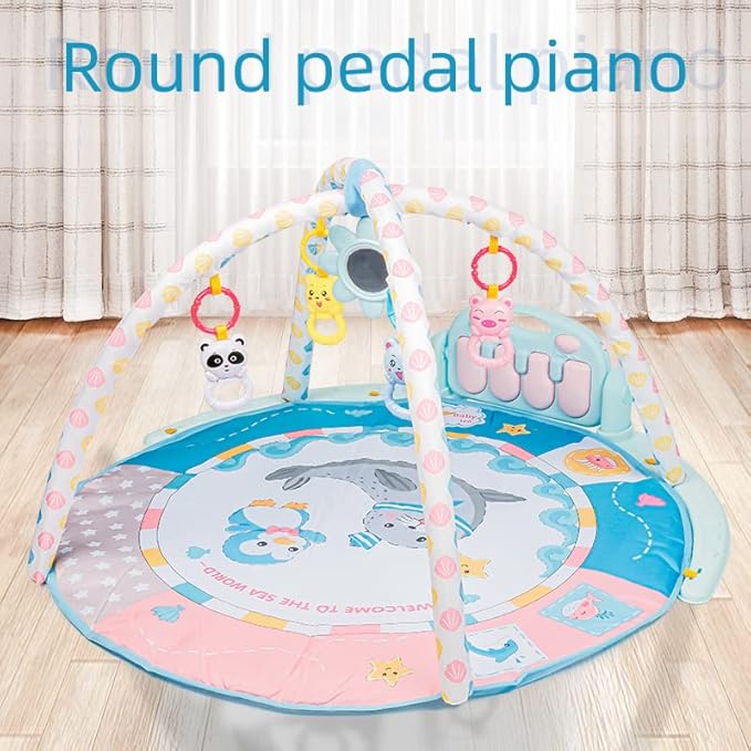 Toddler Baby Play Gym Mat Tummy Time Activity Mat Baby