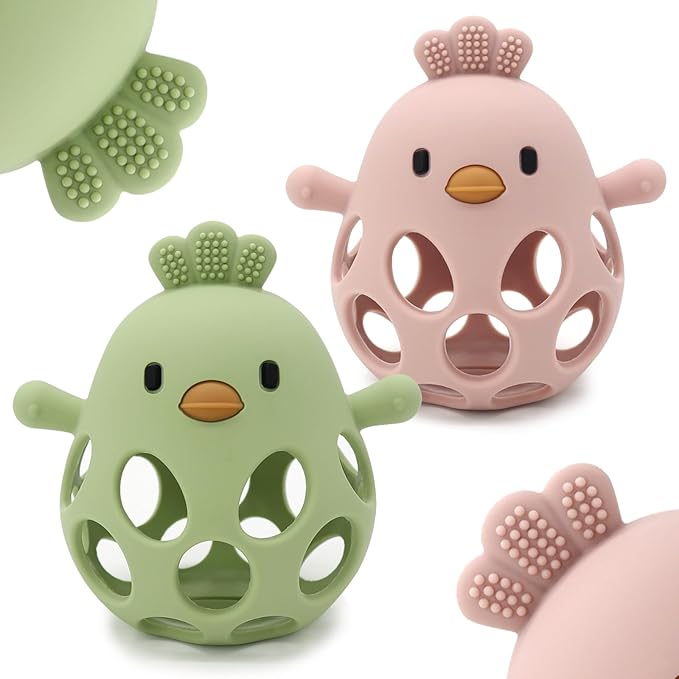 Baby Teething Toys Silicone Teethers - Babies Toys Chew Toys 0-6 6-12