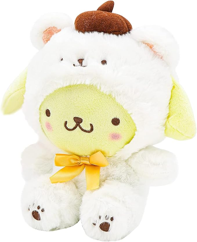 Cartoon Kawaii White Bear Cross-Dressing Series Plush,Soft Plush Doll Cute Soft Toys, Plush Pillow Stuffed Animals Toy Birthday Gifts for Girls Kids (C)