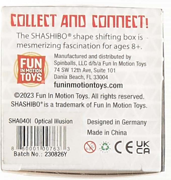 SHASHIBO Shape Shifting Box - Award-Winning, Patented Fidget Cube w/ 36 Rare Earth Magnets 70 Shapes,