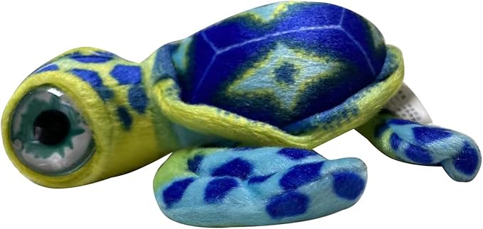 Cuddly Emulation Sea Turtle Soft Stuffed Animals Toys Doll,Tortoise Plushie Toys and Best Gifts for Baby Toys (Blue 7 ")