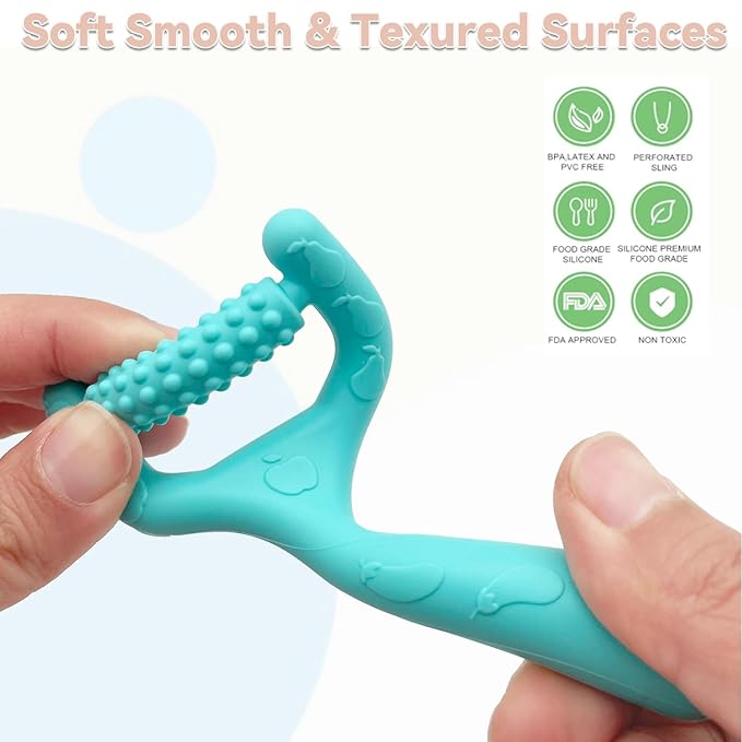 Baby Teething Toys’╝? Pack Baby Teether Toys’╝īBPA-Free’╝īTeether Chew Toy Set’╝īSoft 6-12 Months