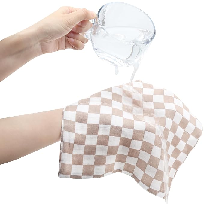 LifeTree Baby Washcloths, Muslin Face Towels