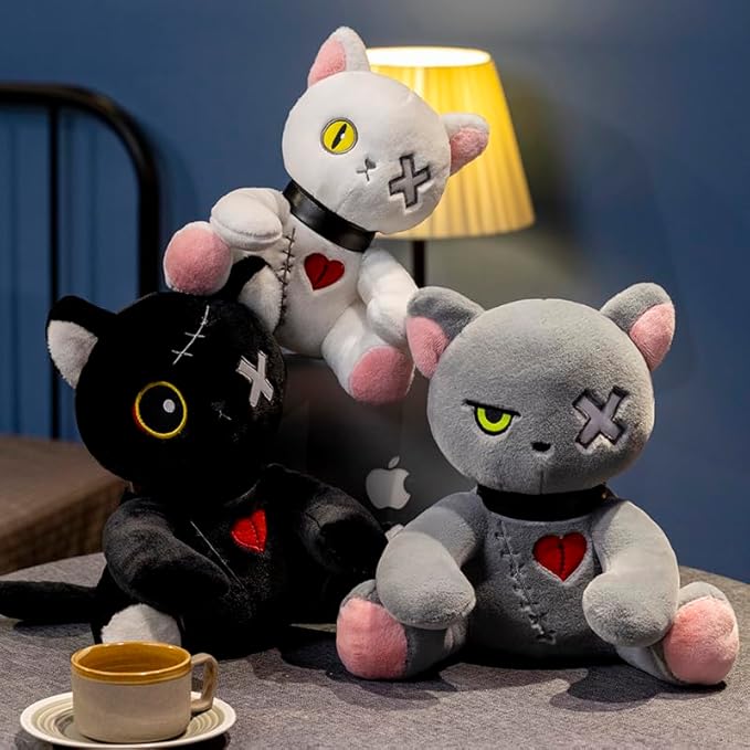 Cat Plush Doll, Soft Anime Cat Plush Doll (25cm/9.8in) (Color