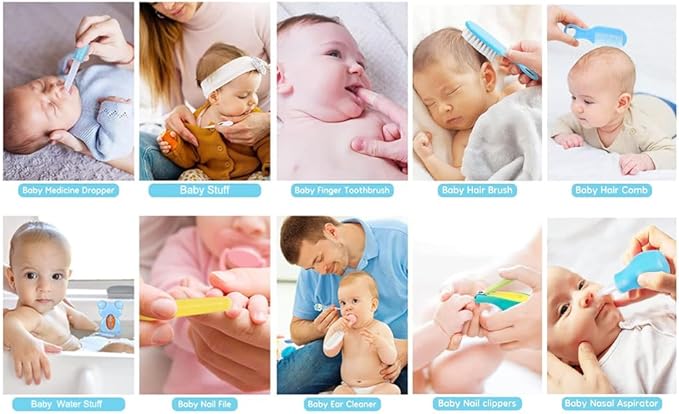 Baby Healthcare and Grooming Kit, Portable Baby Safety Care Set 26 in 1)