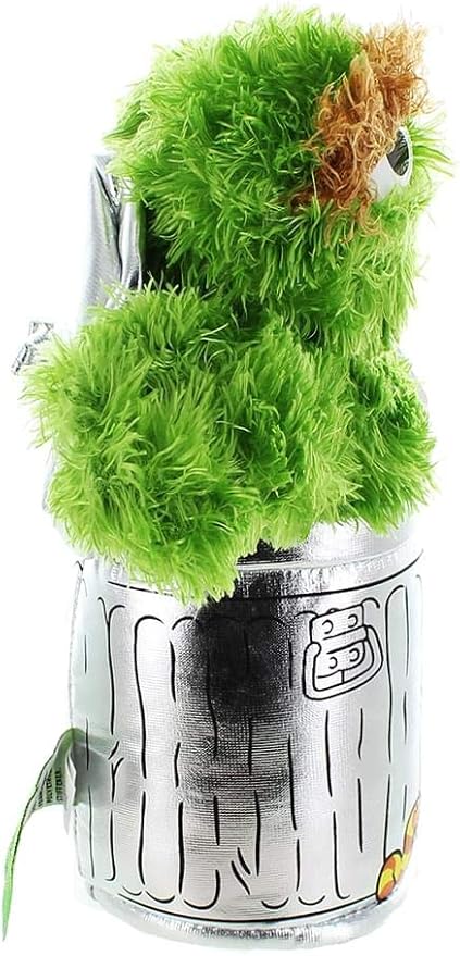 GUND Sesame Street Official Oscar The Grouch Muppet Plush, Premium Plush Toy for Ages 1 & Up, Green/Silver, 10”