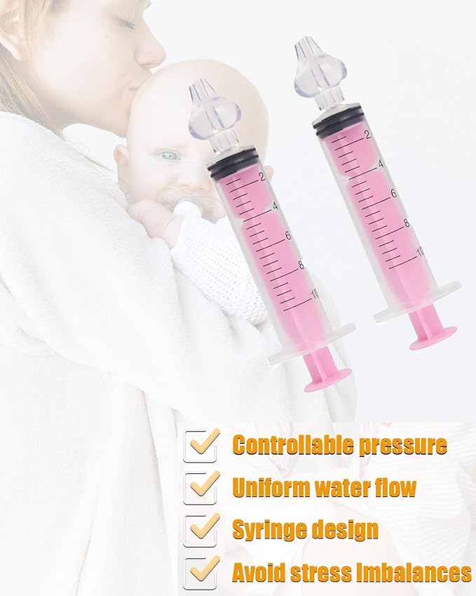 10ml Baby Nasal Syringe Irrigator Portable Infant 2pcs??
