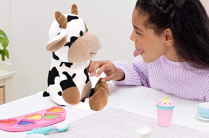 HWD 12'' Soft Cow Plush Dolls Stuffed Animals Toys Gifts for Kids, Toddler (Style_2/11.8 inch)