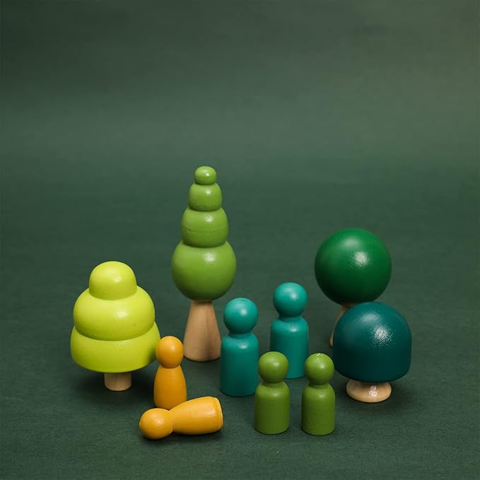 Promise Babe Wooden Tree Toys Balance Toys Wooden Peg Dolls