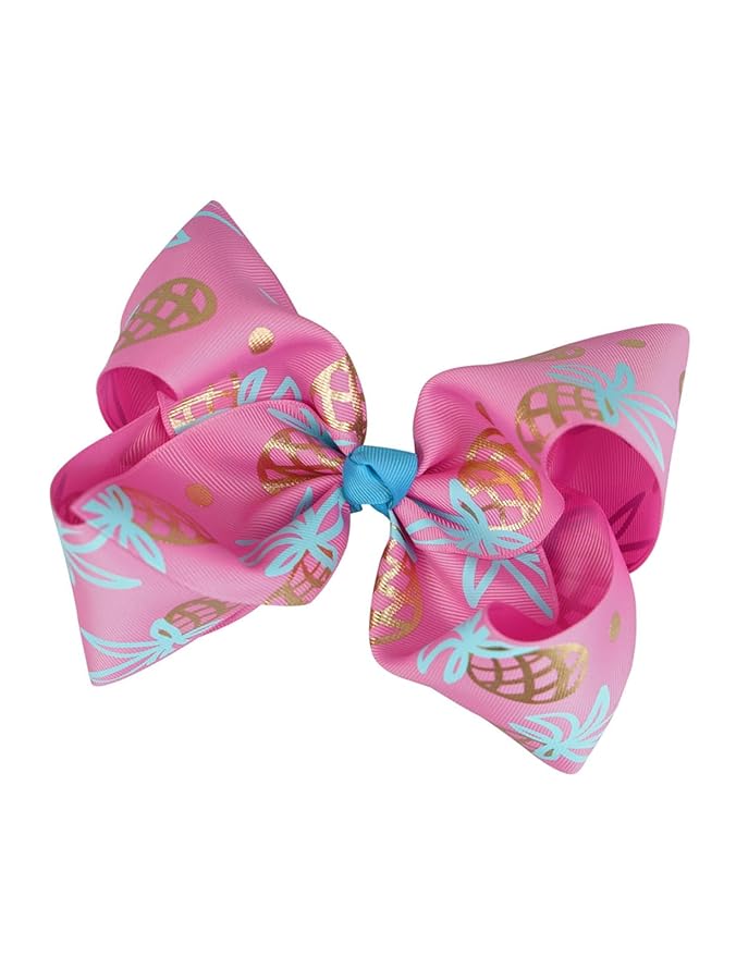 Baby Girls Pineapple Bow Headband Pineapple Hair Clips Pin Pineapple BBG43 (Bow-B1)