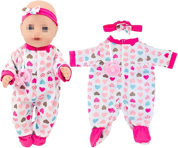 SOTOGO 7 Sets Doll Clothes Outfits Dresses for 14 to 17 Inch 15 Inch 18 Inch