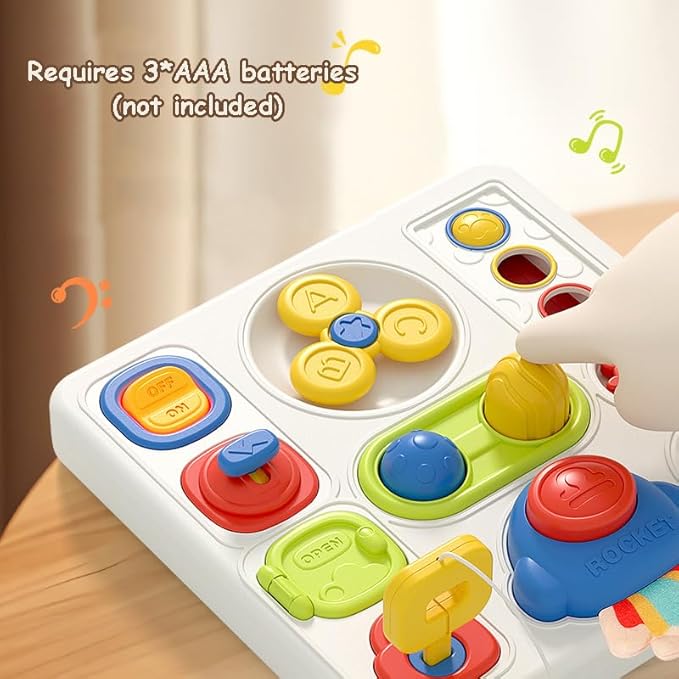 Busy Board Montessori Toys for Toddler Sensory Travel Toys Baby 2 3 4 5 6 Years