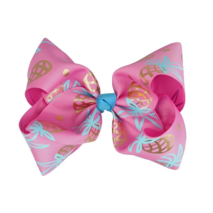 Baby Girls Pineapple Bow Headband Pineapple Hair Clips Pin Pineapple BBG43 (Bow-B1)
