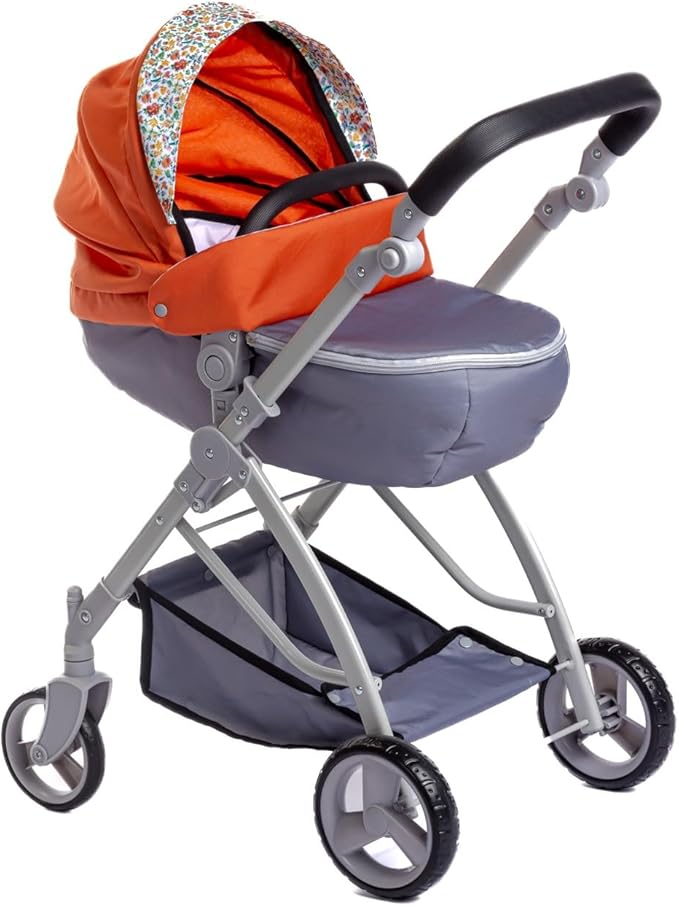 JC Toys - for Keeps Playtime | Deluxe Folding Sports Pram Stroller 20" | 3+