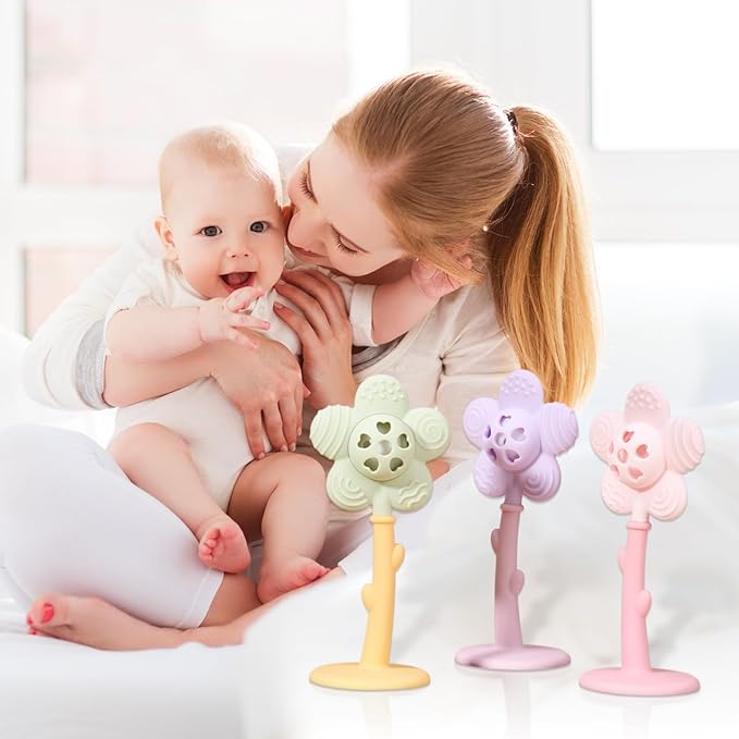 Baby Chew Toys 0-6 Months, Baby Teether Toy Rattle Toy 6-12 Months,