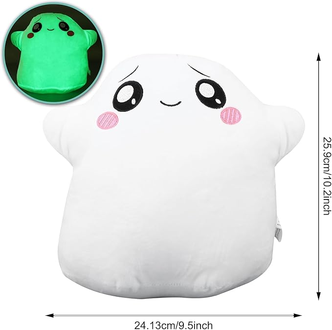 Ghosty Plush Toy Doll - Glow in The Dark Fluorescent