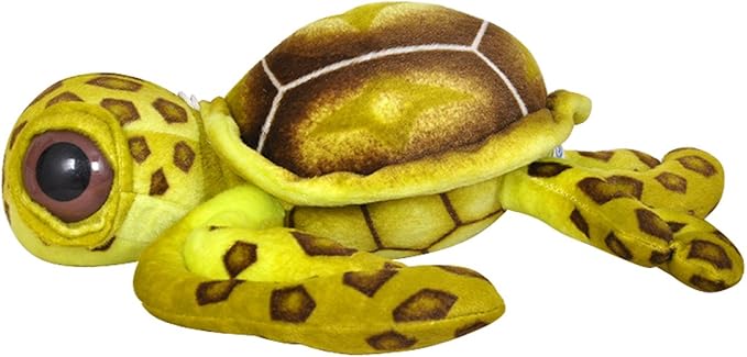 Cuddly Emulation Sea Turtle Soft Stuffed Animals Toys Doll,Tortoise Plushie Toys and Best Gifts for Baby Toys (Yellow 20 ")