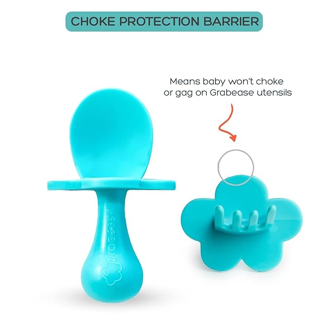 Grabease Baby & Toddler Utensils - Spoons & Forks - BPA-Free & Phthalate-Free, Cutlery Set for Baby & Toddler