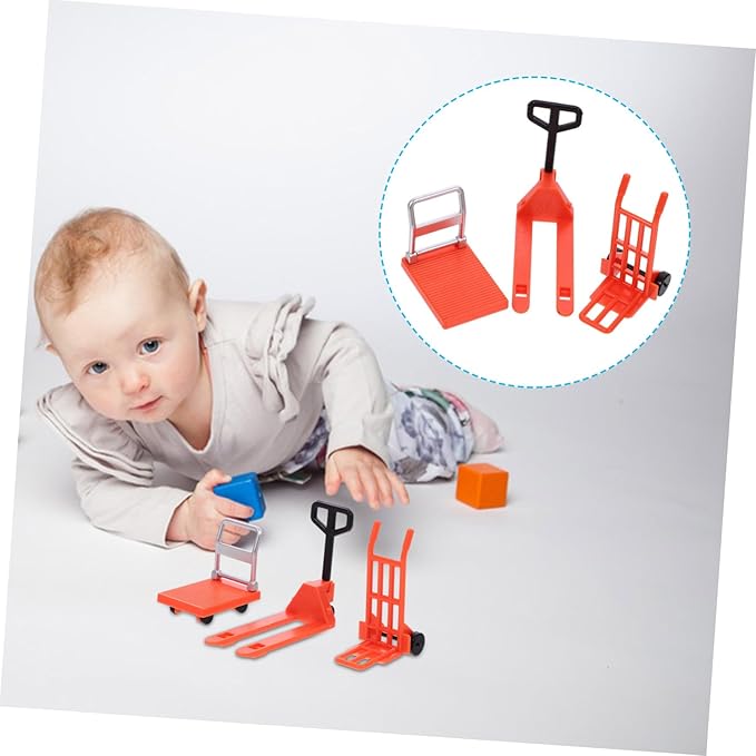 1 Set Traffic Toys Tools Model Forklift Model Auto Mini