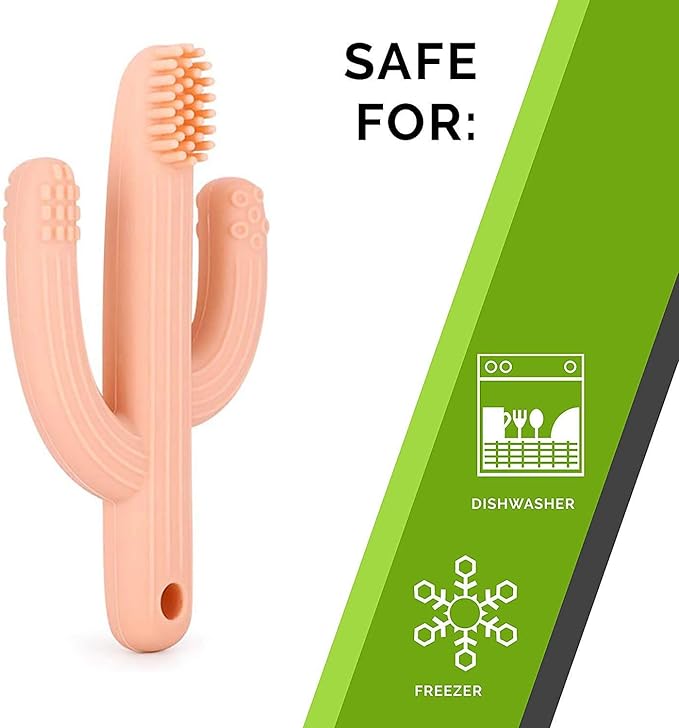 Cactus Teether, Baby Teething Toys for Babies 0-6 Months 6-12 Months