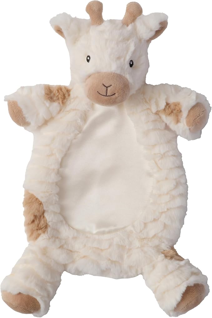 Bearington Lil' Lofty 13 Inch Giraffe Security Blanket for Babies - Giraffe Lovey