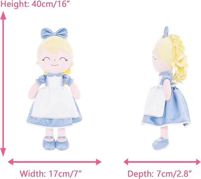 Gloveleya Dolls Princess Girls Toy First Baby Girl Gifts Soft 16"