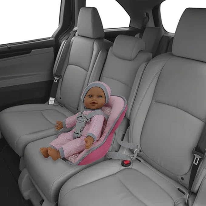Doll Travel PlaySet - Baby Doll Car Seat Carrier Backpack 12 Inch