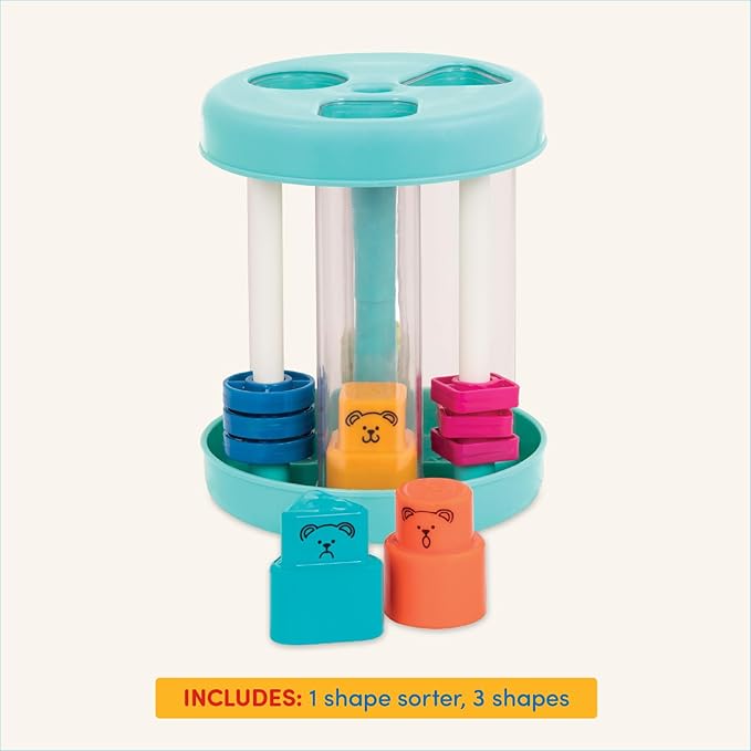 Battat – Shape Sorter 3 Shapes 18 Months