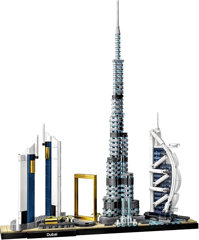 LEGO Architecture Skylines: Dubai 21052 Building Kit, Collectible Architecture Building (740 Pieces)