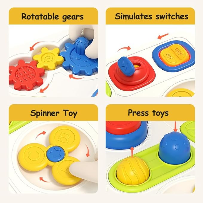 Busy Board Montessori Toys for Toddler Sensory Travel Toys Baby 2 3 4 5 6 Years