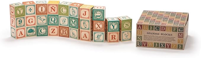 Uncle Goose Spanish Blocks - Made in The USA