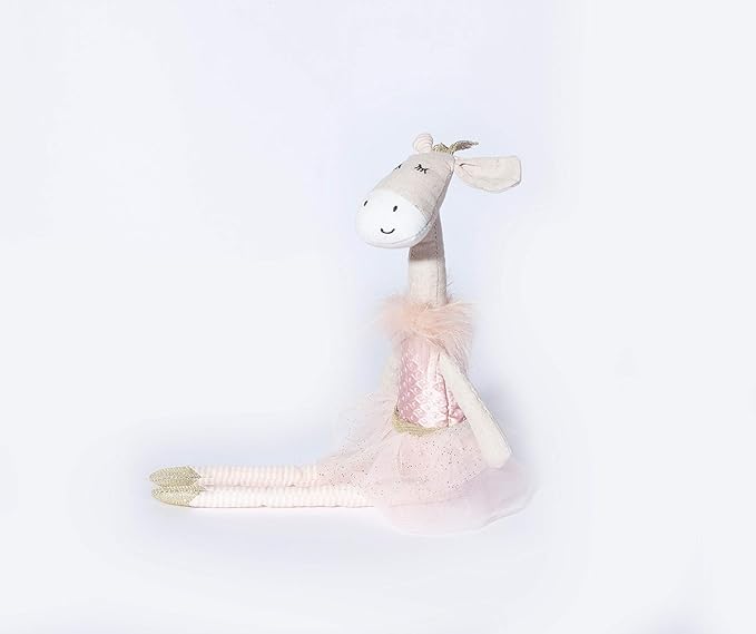 MON AMI Giraffe Ballerina Doll - 15", Plush Giraffe Stuffed Animal Doll