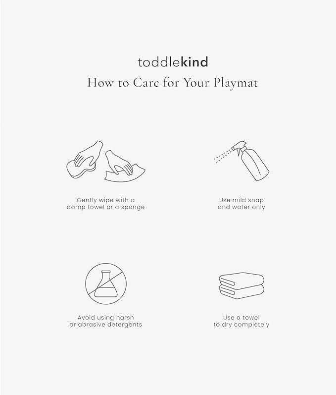 Toddlekind playmat - Prettier Puzzle Playmat (Kyte Mocha), 4 X 6 Feet (6 Tiles)