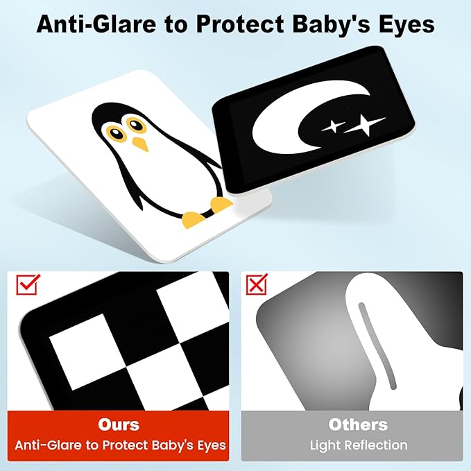 High Contrast Baby Toys for Newborn Baby Toys 0-3 Months 0-6 Months