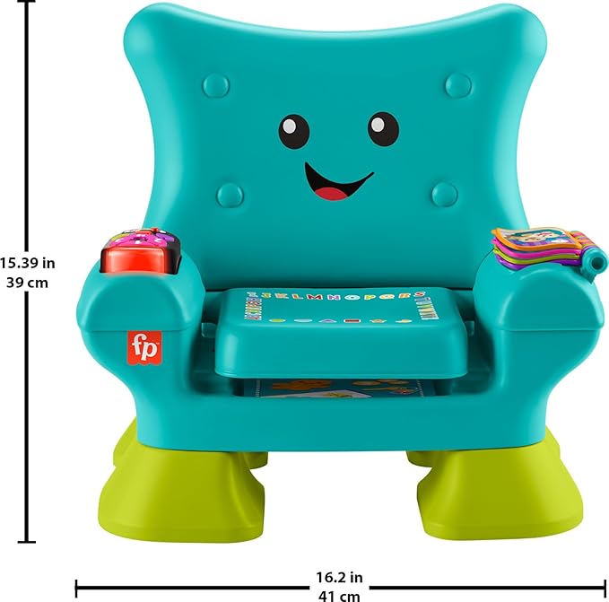Fisher-Price Toddler Learning Toy Laugh & Learn Smart Stages Chair 1+ Years,
