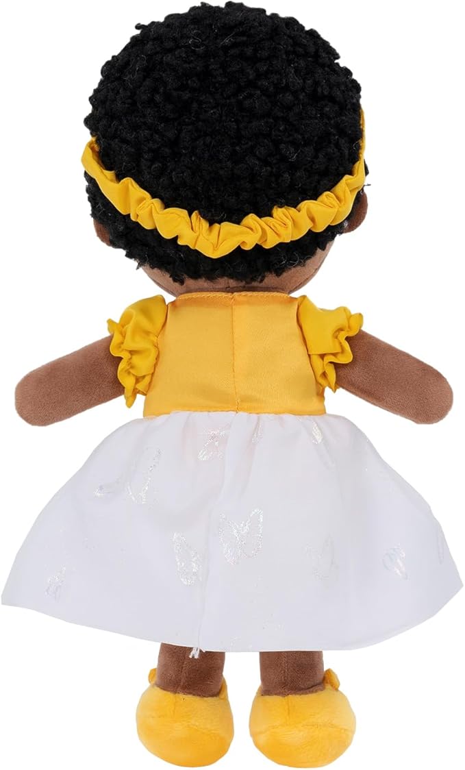 OUOZZZ Soft Black Baby Dolls for Girls - First African 12"