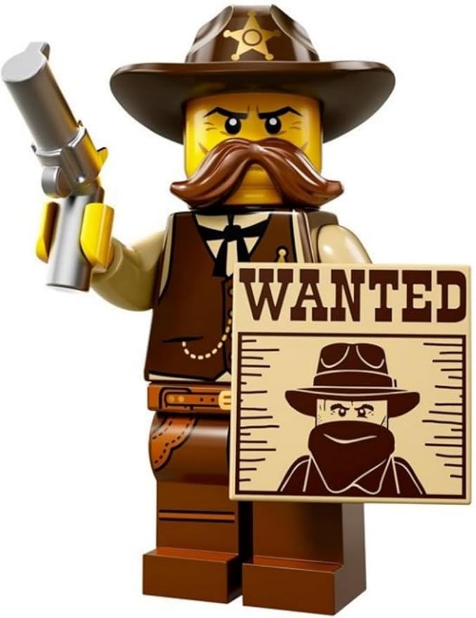LEGO Series 13 Minifigures - Sheriff Minifig Western with Wanted (71008)