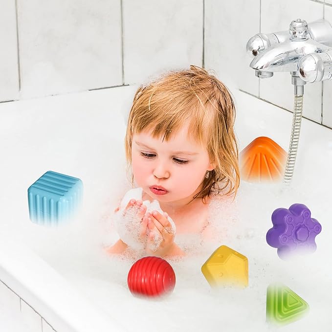 Shape Sorter Baby Toys Sensory Montessori Toys Developmental Toys Colorful 6 Sensory