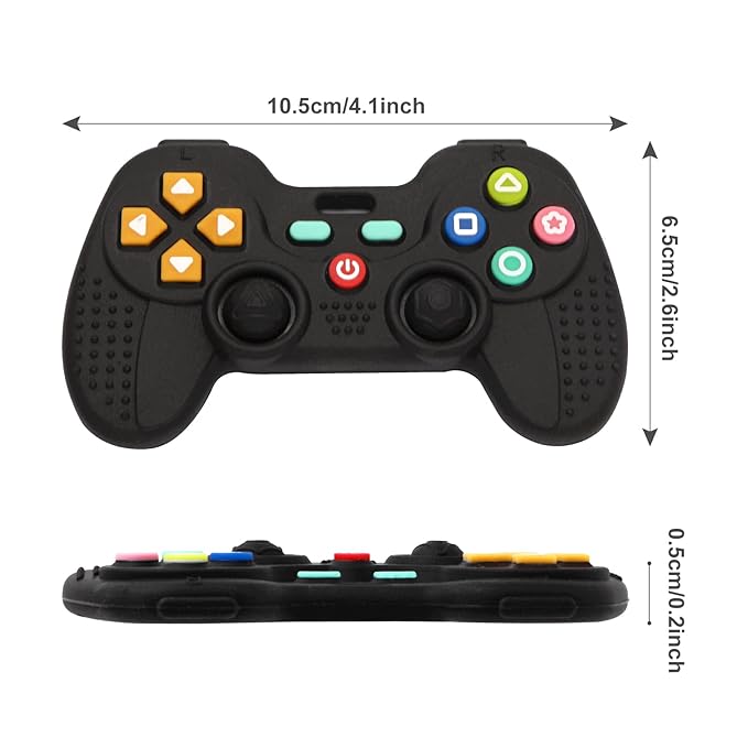 Hooku Silicone Teethers for Babies 0-6 Months, Teething Toys for Babies 6-12 Months 0-3 Months,