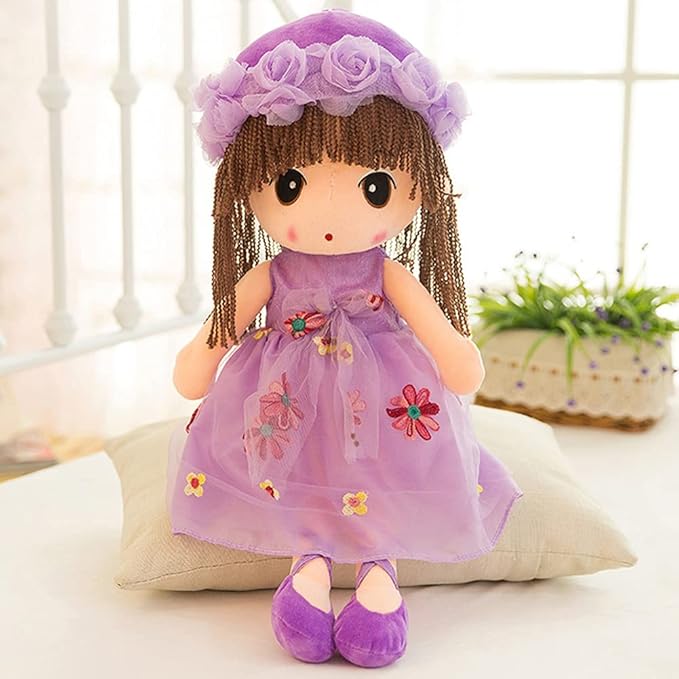 ikasus Soft Baby Doll with Clothes, Kawaii 17.7 Rag Doll