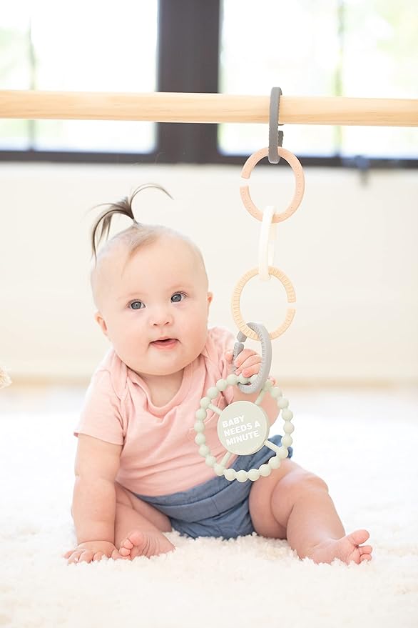 Bella Tunno Happy Teether ??Soft & Easy Grip Baby Teether Toy, Silicone Teether Ring to Help Soothe Gums