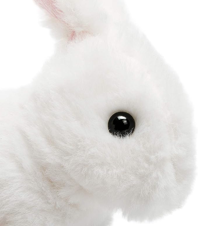 HollyHOME Plush Rabbit Easter Electronic Interactive Toy Jumping,Wiggle Ears 7 Inches
