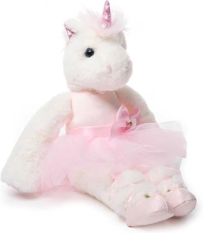Bearington Dreamer Ballerina 14 Inch Ballerina Doll - Unicorn Stuffed Animals for Girls