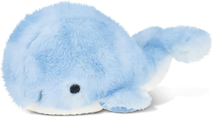 DolliBu Blue Whale Super Soft Stuffed Animal, Cute Realistic Stuffed Animals for Girls. Boys and Adults Animal Gifts 7 inches